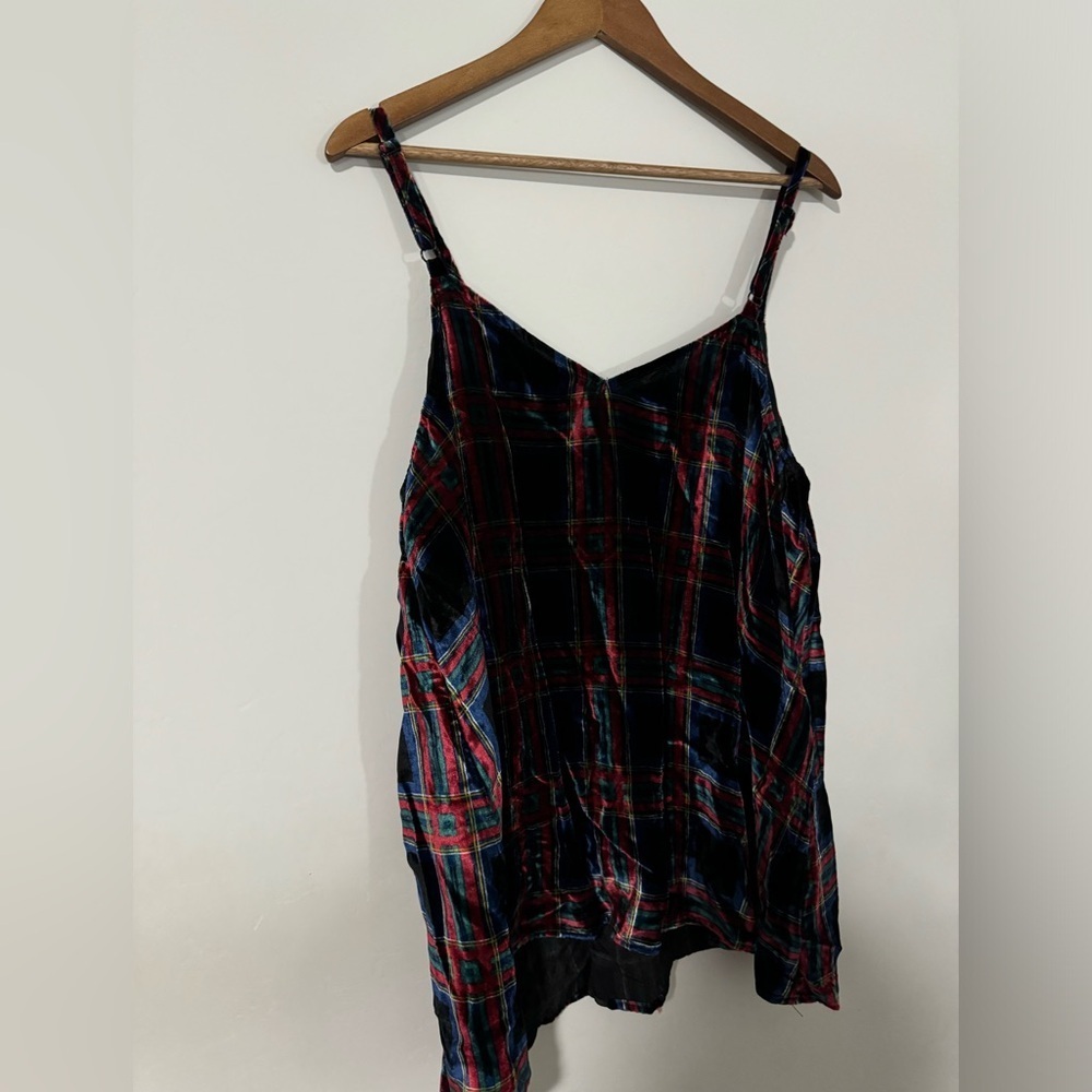 Torrid - Plaid Velvet Swing Cami - Picture 9 of 11